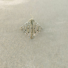 Embroidered Dyeable Shimmer Tissue Fabric with Square Sequin and Zari Work