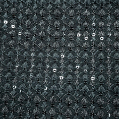 Sukanya Black Georgette Fabric with Sequin Work