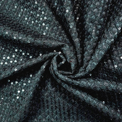 Sukanya Black Georgette Fabric with Sequin Work