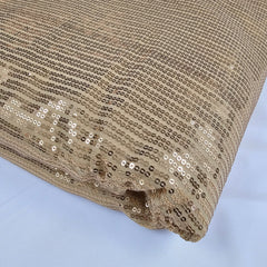 Ruhani Gold Georgette Embroidered Fabric with Sequins