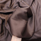 Chocolate Brown Imported Satin Fabric