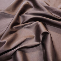 Chocolate Brown Imported Satin Fabric