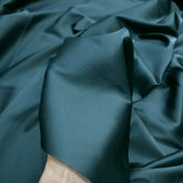 Dark Teal Imported Satin Fabric