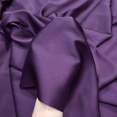 Deep Purple Imported Satin Fabric