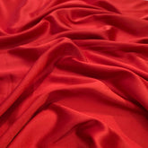 Scarlet Red Imported Satin Fabric