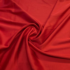 Scarlet Red Imported Satin Fabric