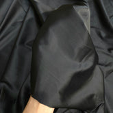 Black Imported Satin Fabric