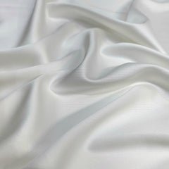 Pure White Imported Satin Fabric