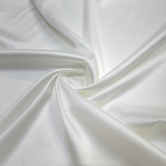 Pure White Imported Satin Fabric