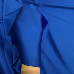 Electric Blue Imported Satin Fabric