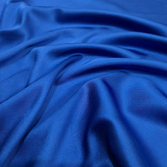 Electric Blue Imported Satin Fabric