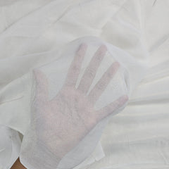 Dyeable Shimmer Georgette Fabric