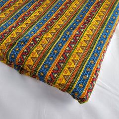 Reshmi Multiccolor Velvet Fabric with Sequins Work