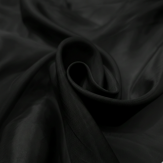 Black Soft Satin Fabric 964
