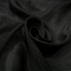 Black Soft Satin Fabric