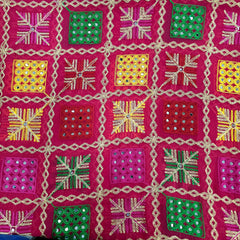 Pink Phulkari Dupatta