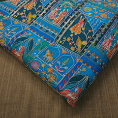 Jodha Akbar Sky Blue Dola Silk Fabric