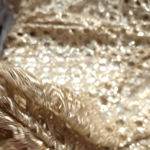 Net Cutwork Embroidered Fabric