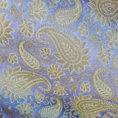Zarkoyari Banaras Brocade Lavender Color Blouse with Round Neckline