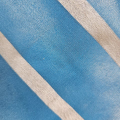 Noorani Bright Sky Blue Color Blouse with Sweetheart Neckline