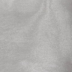 Zareen Brocade Tissue Silver-Color Blouse with Round Neckline