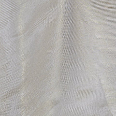 Zareen Brocade Tissue Water Gold Color Blouse with Round Neckline