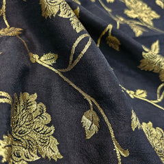Swarnam Banaras Brocade on Dola Silk Fabric