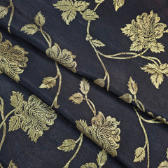 Swarnam Banaras Brocade on Dola Silk Fabric