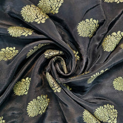 Swarnam Banaras Brocade on Dola Silk Fabric