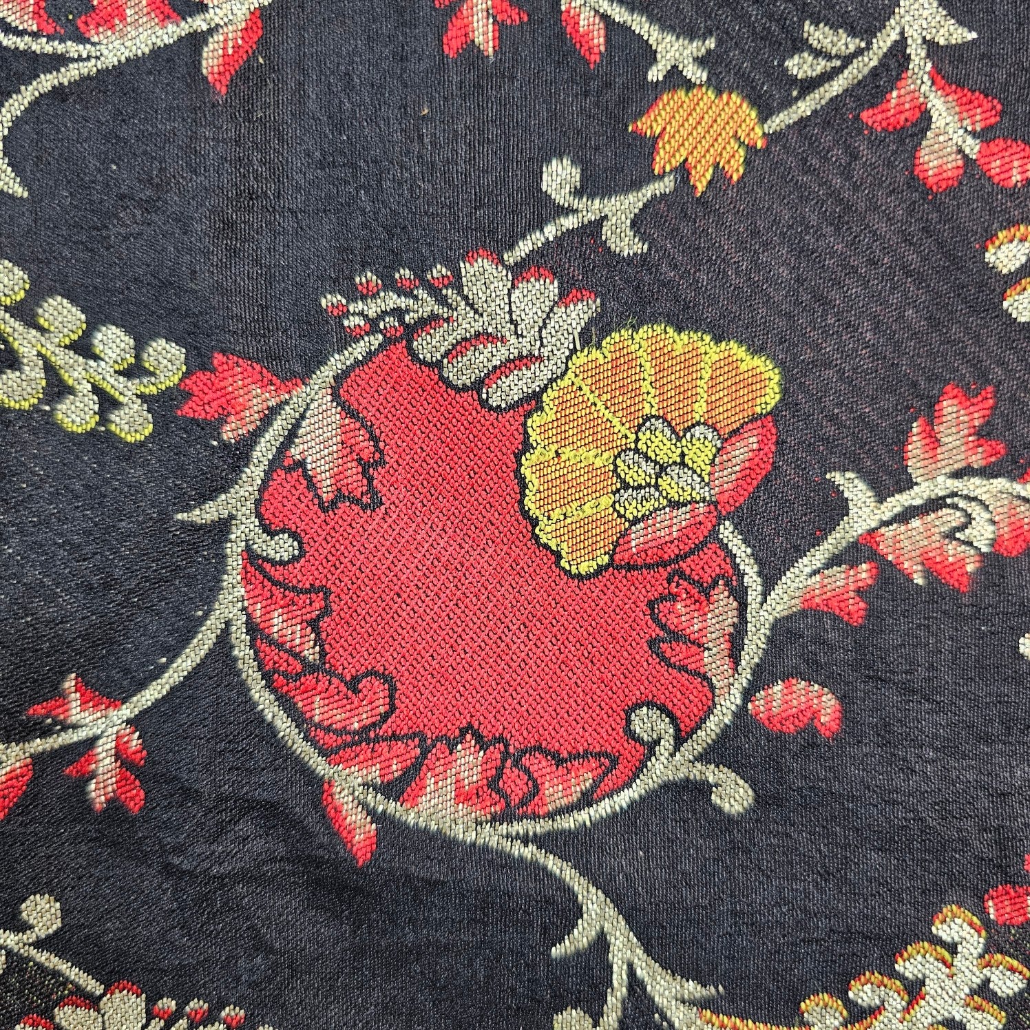 Festive Wear Floral Brocade on Banarasi Jacquard Fabric