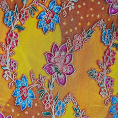 Rangrez Banaras Brocade on Crepe Silk Fabric