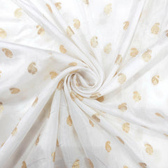 Manvar Dyeable Banaras Brocade with Paisley