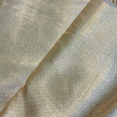 Golden Banaras Brocade Fabric