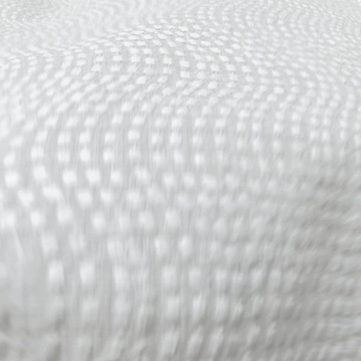 White Chikankari Kota Doria Fabric with Wavy Design