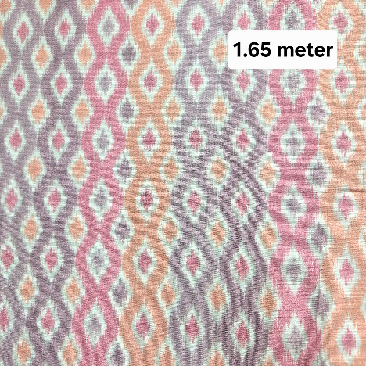Multicolor Printed Pure Cotton Piece 1.65 meter