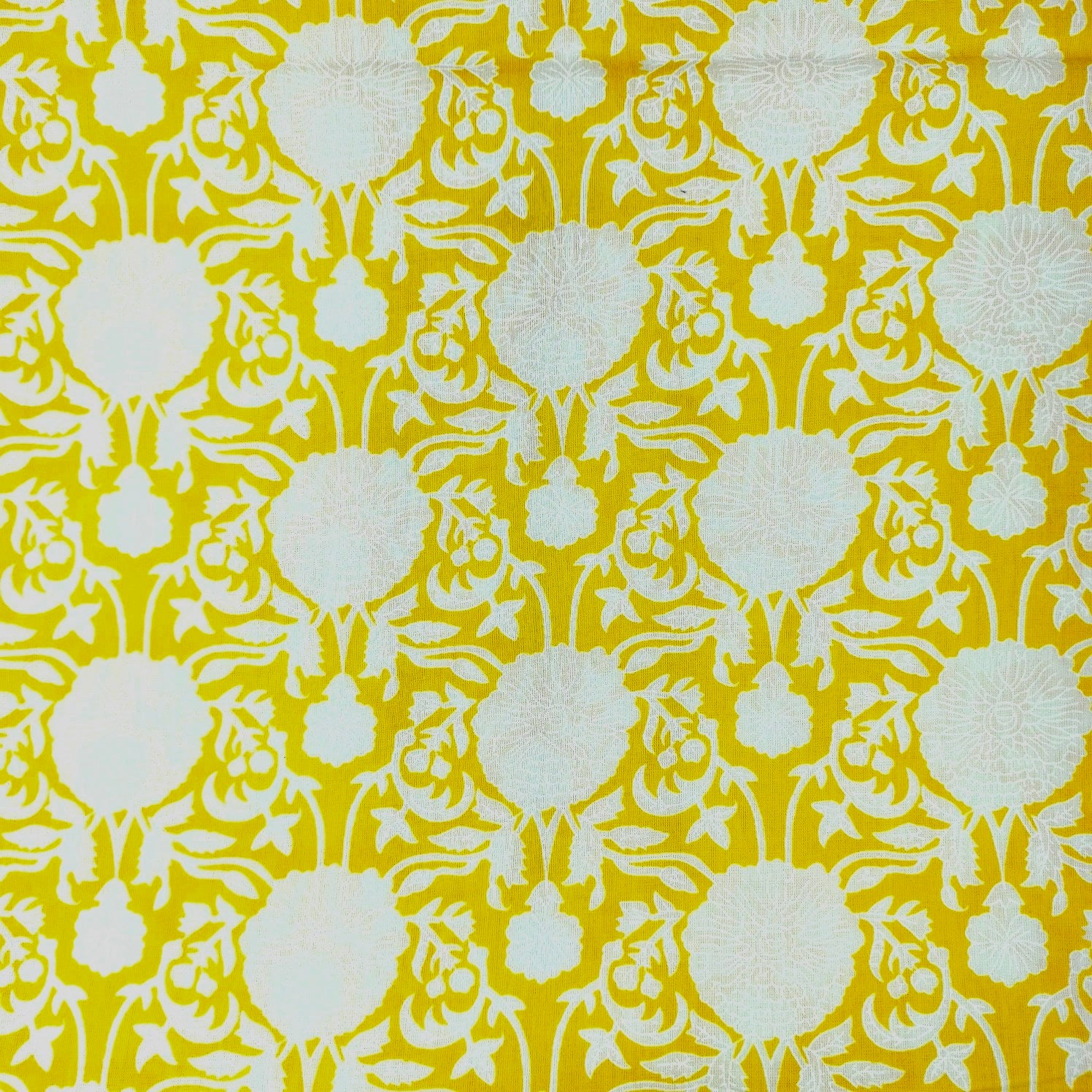 Pushp Jaali Digitally Printed Cotton Fabric