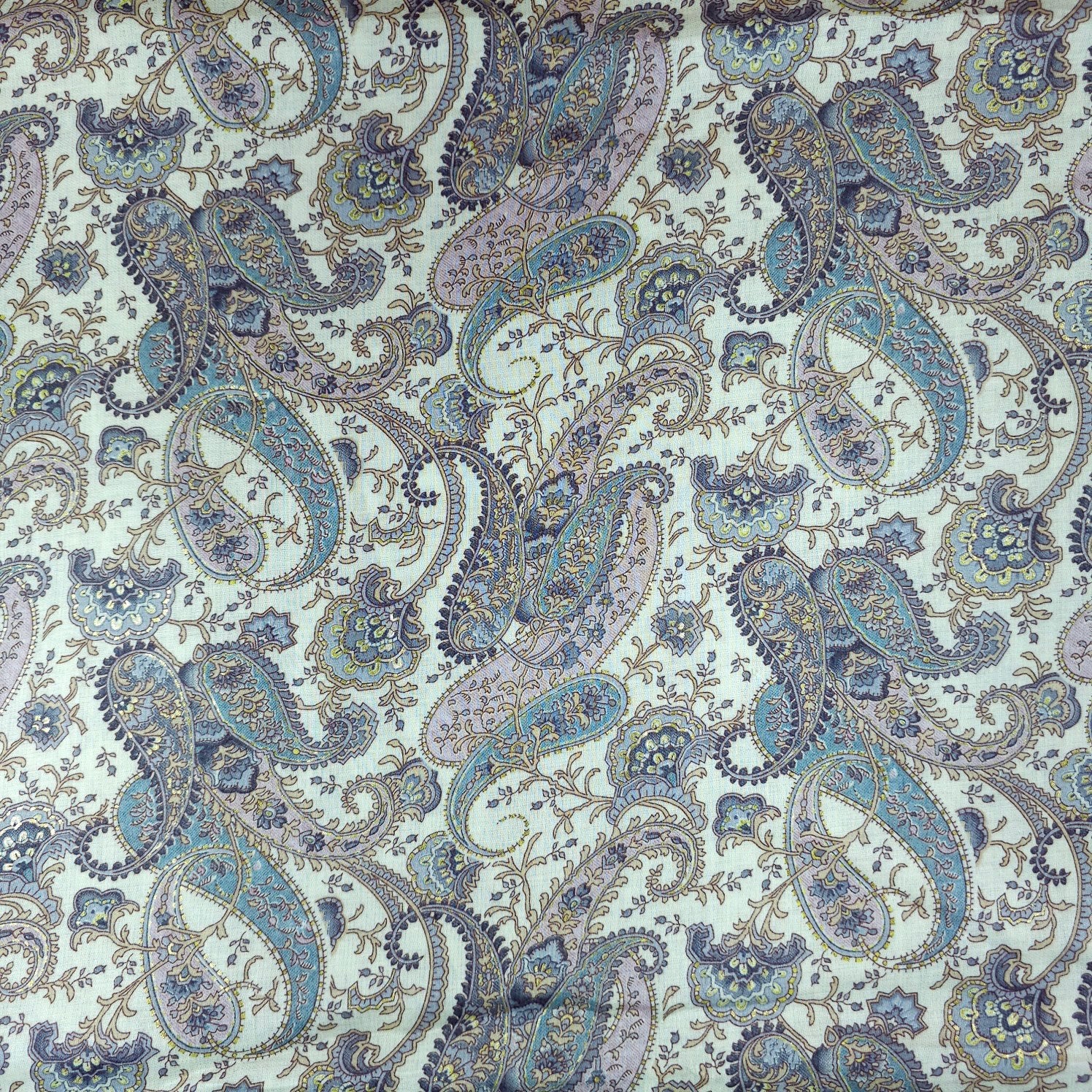 Paisley Digitally Printed Cotton Fabric