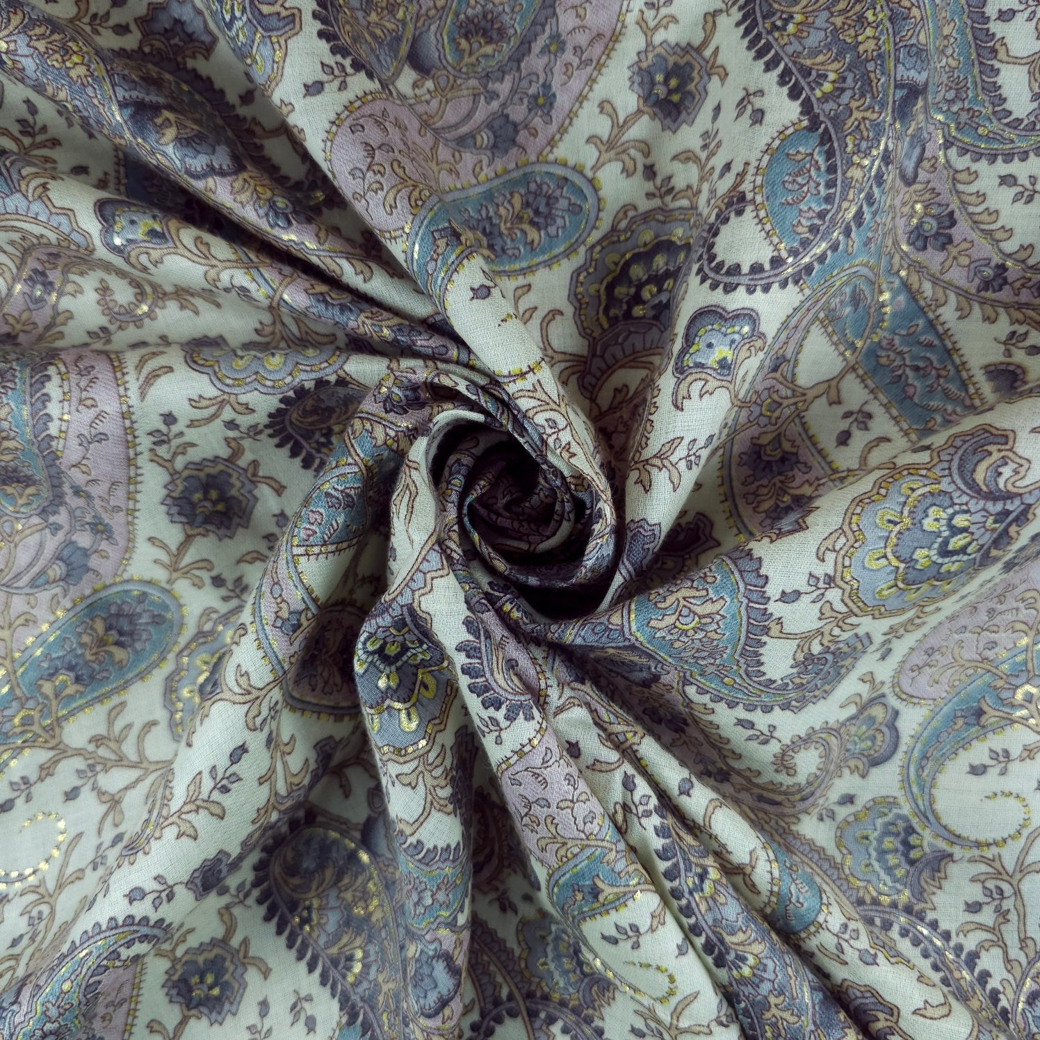 Paisley Digitally Printed Cotton Fabric