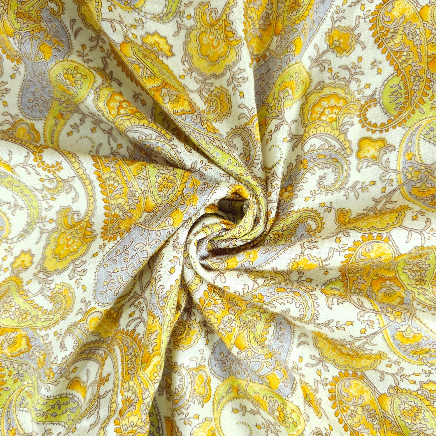 Paisley Digitally Printed Cotton Fabric