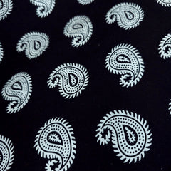 Warli - Digitally Printed Cotton Fabric with Paisley Motif