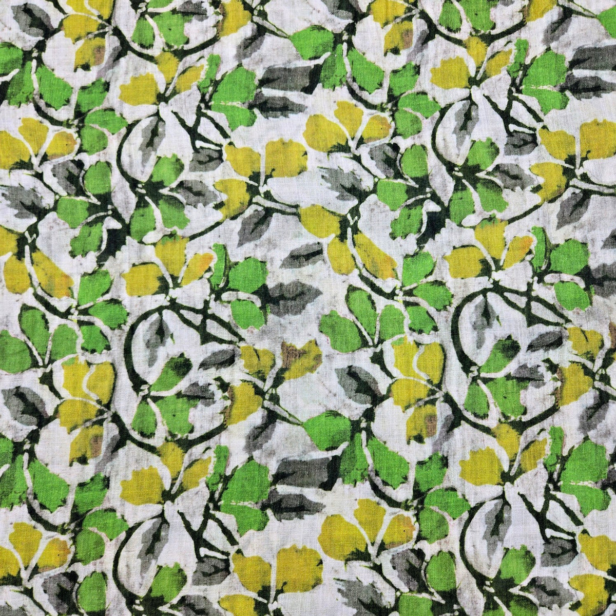 Muticolor Digital Floral Print on Mulberry Cotton Fabric