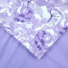 Bahaar Lilac Digital Floral Print Cotton Fabric