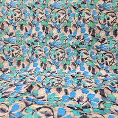 Muticolor Digital Floral Print on Mulberry Cotton Fabric