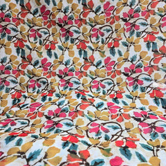 Muticolor Digital Floral Print on Mulberry Cotton Fabric