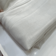 Dyeable Shimmer Tissue - Ivory Grey