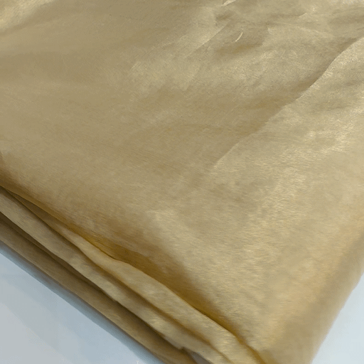 Non-Dyeable Kanchivaram Golden Shimmer Tissue