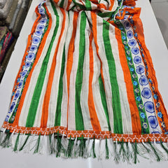 Tricolor Stripe Dupatta