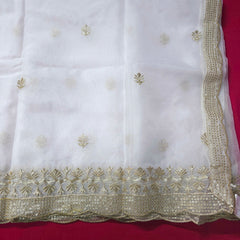 Dyeable Organza Dupatta