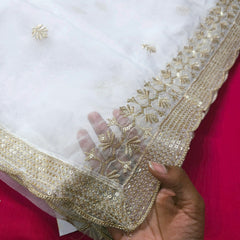 Dyeable Organza Dupatta