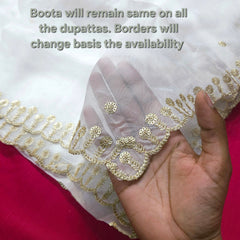 Dyeable Organza Dupatta